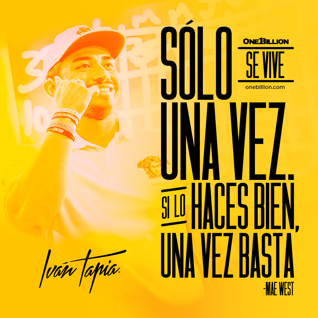 ivantap's tweet photo. Nunca hagas las cosas a medias, la vida es sólo una y hay que disfrutarla al máximo: aprender, arriesgarse, reír, caer, levantarse…hasta los fracasos hay que vivirlos como se debe. 
.
.
#IvanTapia #EmprendedoresMillonarios #Impact1Billion #IMacademy #IMpowerful #onebillion https://t.co/zCj410FIr1