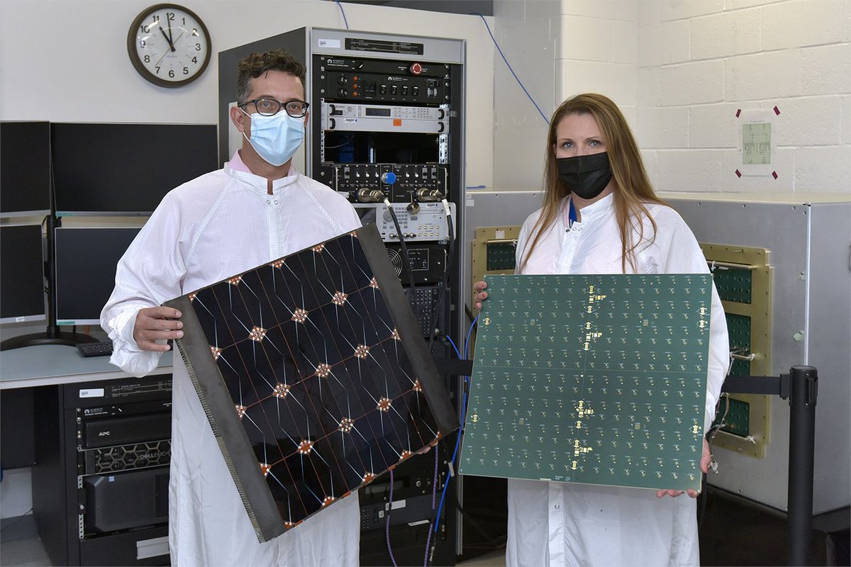 AFResearchLab's tweet photo. #ICYMI, our team alongside @northropgrumman successfully conducted an "end-to-end" demonstration of the #SSPIDR project.
Learn more about how what this means for the Arachne flight experiment's future: https://t.co/t86qc6MVme
#AFResearchLab #AFRLSpace #SpaceSaturday https://t.co/Ht4jl8XIwc