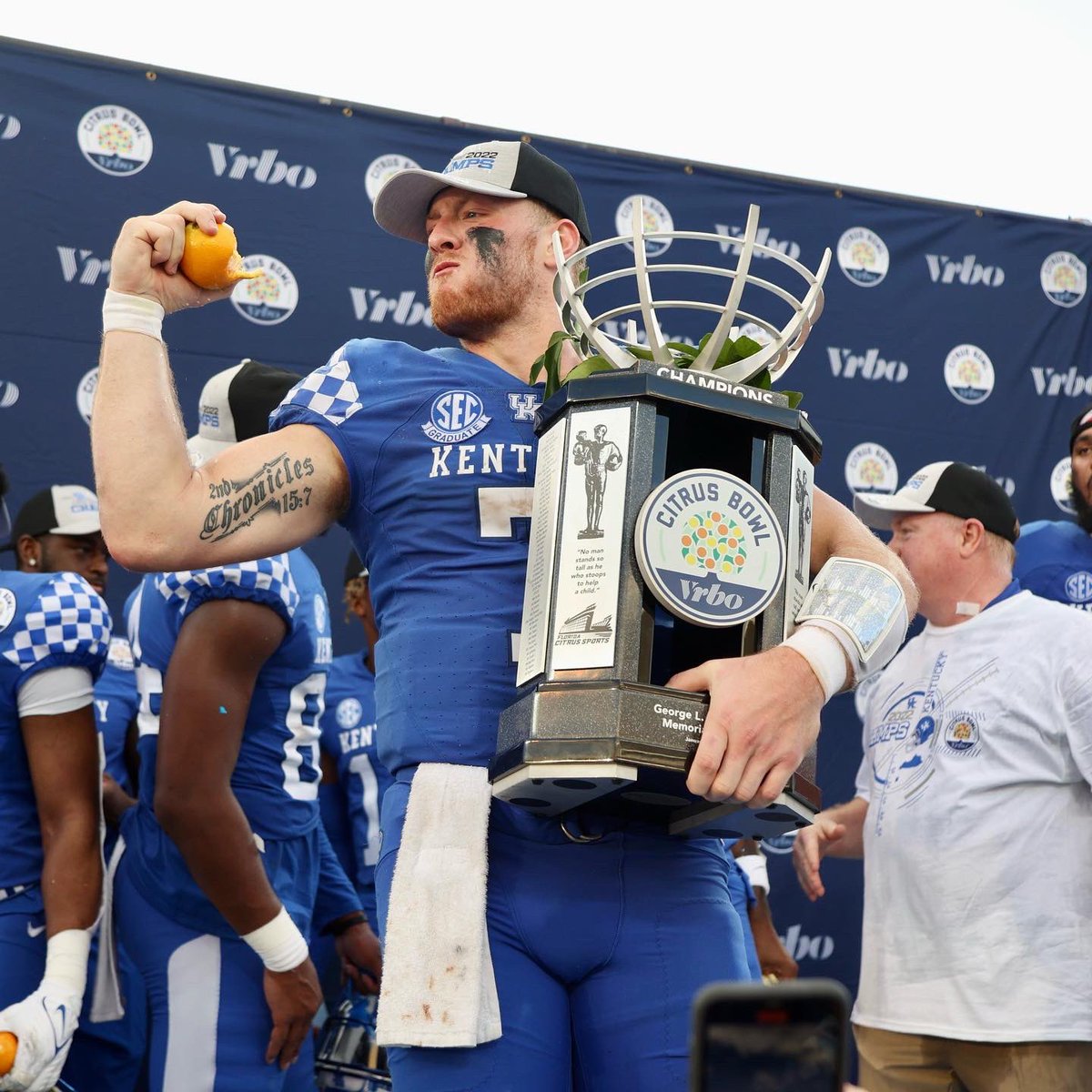 CitrusBowl's tweet photo. BIG. BLUE. NATION. 

Enough said. 

#CitrusBowl #BBN #ForTheTeam https://t.co/ev1fn8v8Gf