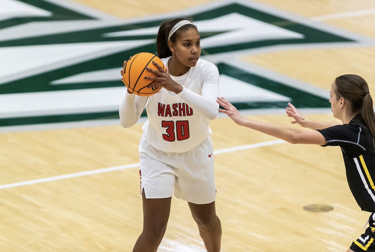 Jessica Brooks scores a career-high 2️⃣3️⃣ points on 11–17 shooting in today’s victory over Greenville! #LetsGoWashU