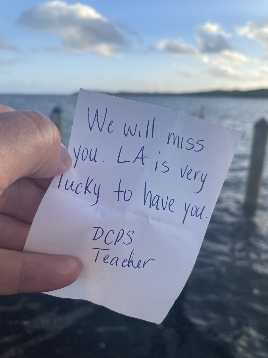 LAUSDSup's tweet image. And then this happens. @MDCPS, forever in my heart. Sometimes we don’t leave what we love, it leaves us.