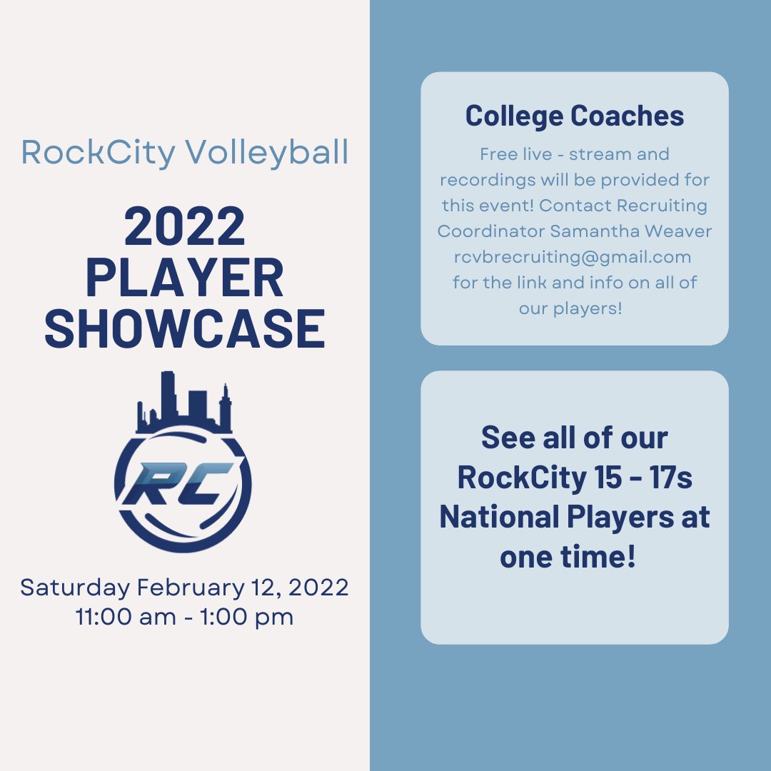 For more information contact Samantha Weaver, RockCity Recruiting Coordinator