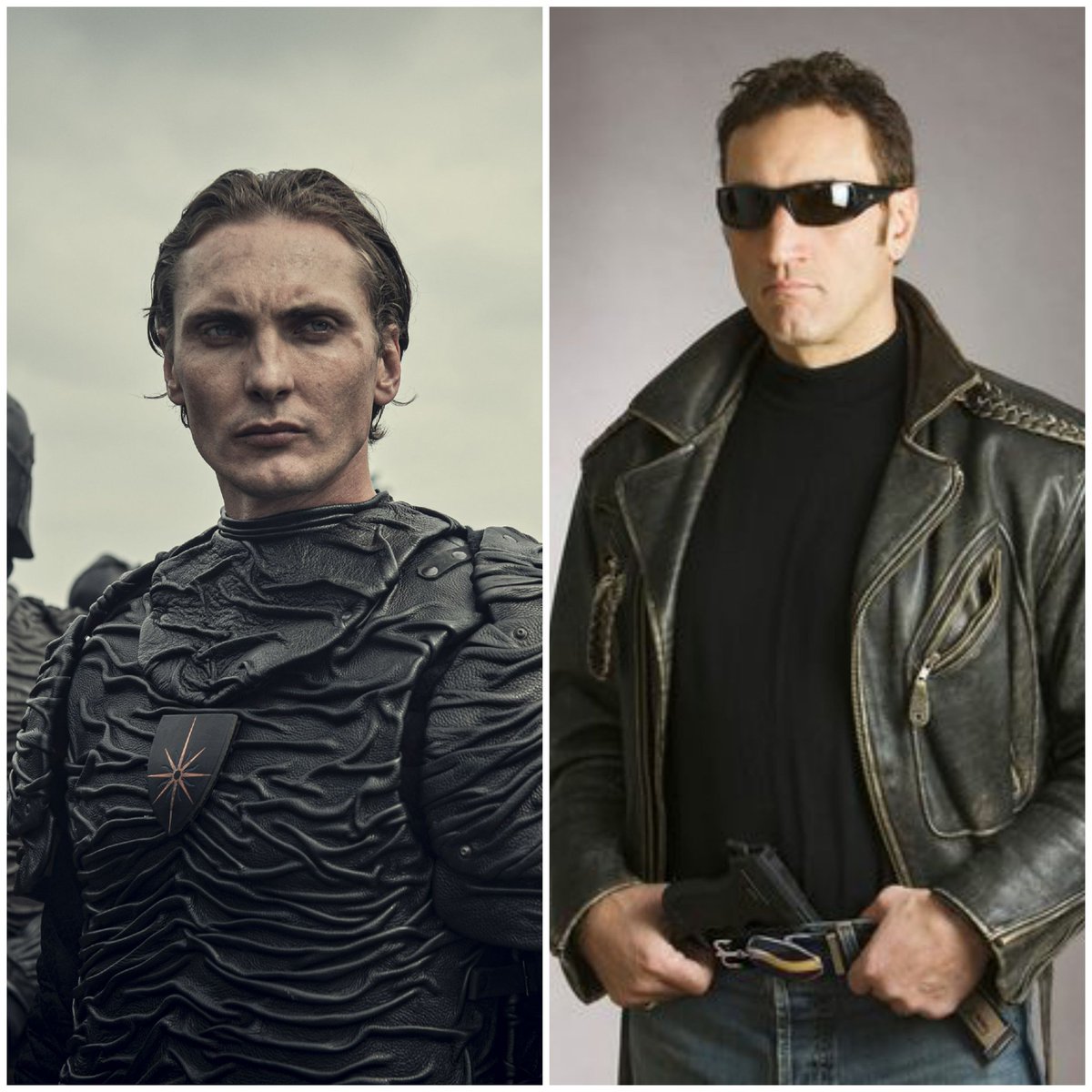 reviews_tom's tweet photo. My wife saw Cahir while I was watching #TheWitcher2 today, and she immediately said, "He kinda looks like Cyrus." I immediately agreed, and I really see it now that I put this collage together. 🤣
@witchernetflix @SWEARNET
#trailerparkboys #swearnet
#safetyalwaysoff #TheWitcher https://t.co/Q5GV0XMmM0
