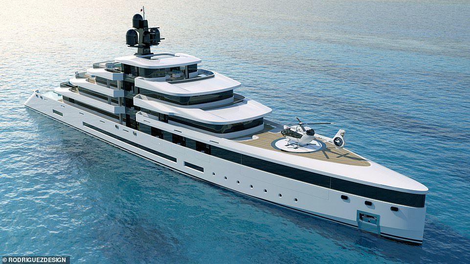 TheNorskaPaul's tweet photo. The stunning £252million #superyacht designed to look like a ‘superluxury skyscraper,’
The #Malena measures 85ft from the waterline to the top of the mast, and created by #JoshRodriguez of #London based #RodriguezDesign and I wanna crew it 😃 got experience n everything. https://t.co/p5b7s7HzTY
