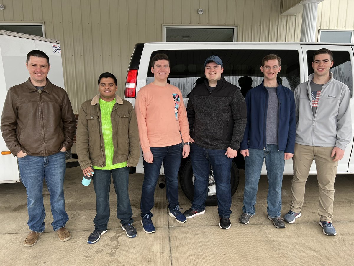 tomwsanders's tweet photo. January Tour 2022 with Proclaim has begun. We left campus this morning and are almost to our first stop in Petersburg, VA. I am looking forward to working with these guys and seeing God minister through them over the next ten days. #awc #januarytour #proclaim https://t.co/hK8mdWt89R