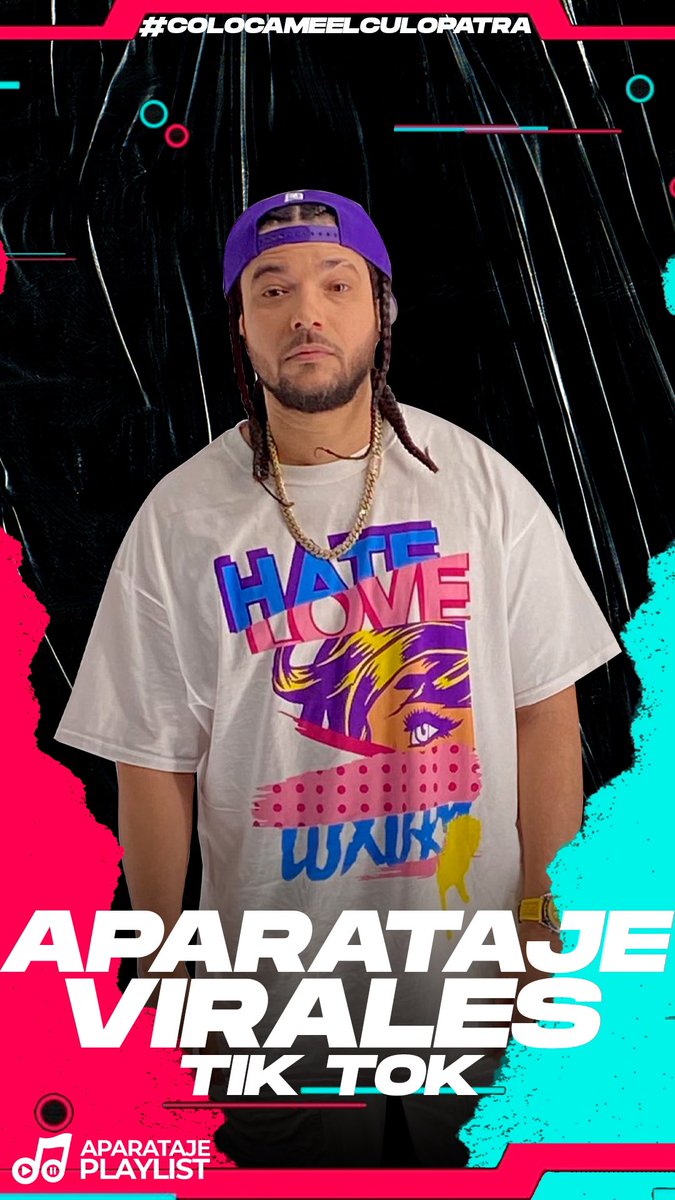 Ya está disponible nuestra Playlist actualizada con los temas más candentes de TIK TOK. 

Portada: <a href="/maceomusic/">Marcos Mejia</a> 
Tema viral: Colocame el culo pa atrás

#aparatajeplaylist <a href="/AparatajeDistro/">Aparataje Distribution 🚀</a> 

#tiktok #viral #colocameelculopatra