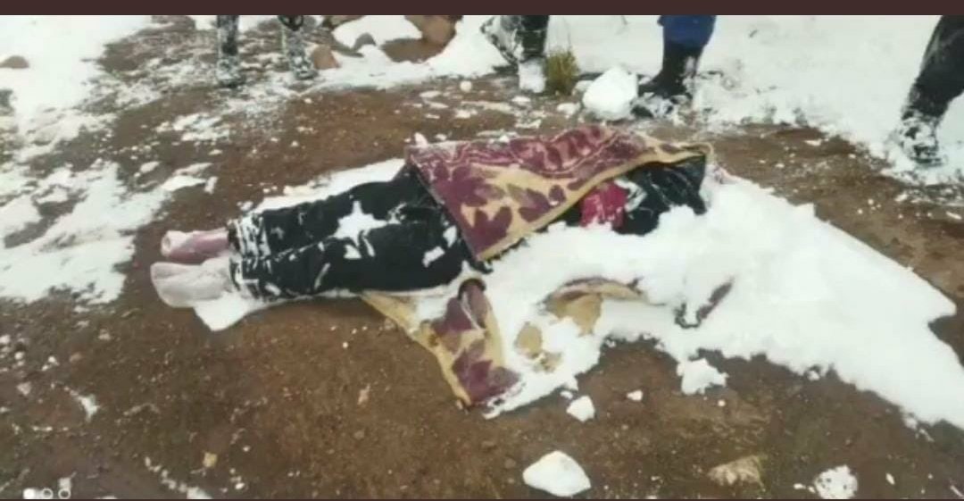 İki çocuğu ile birlikte İran-Türkiye sınırından geçen anne çoraplarını çıkararak elleri üşüyen çocuklarına giydirdi, elbiselerini çocuklarına sarmaladı. Anne donarak hayatını kaybetti,çocukların ise el ve ayakları soğuktan dolayı yandı.
Sınırlar ve devlet politikaları öldürüyor!