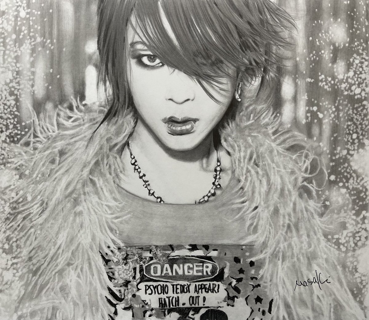カッコイイhideちゃんが完成いたしました😆 #hide #XJAPAN #ギタリスト