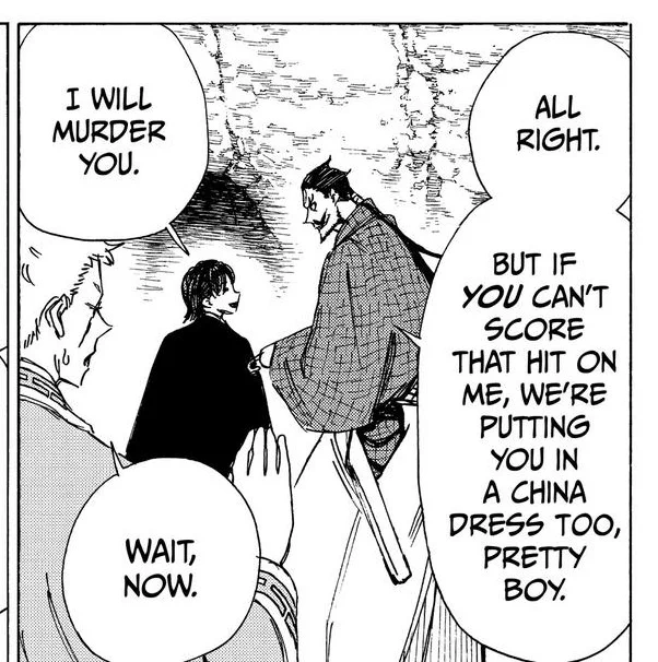 GIVE ME THE TOMA IN A DRESS FANSERVICE. Also dude is way too obsessed with calling him a pretty boy heeeh. 