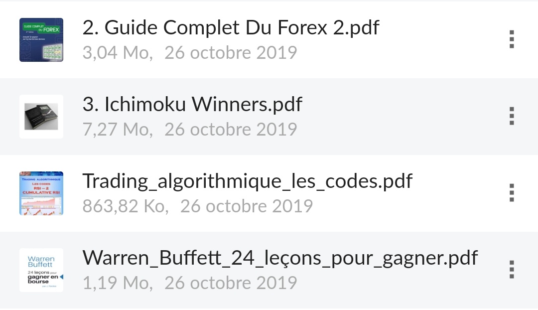 Pour les apprentis traders j'ai des livres à vous donner si vous le souhaitez. 
(RT appréciés)