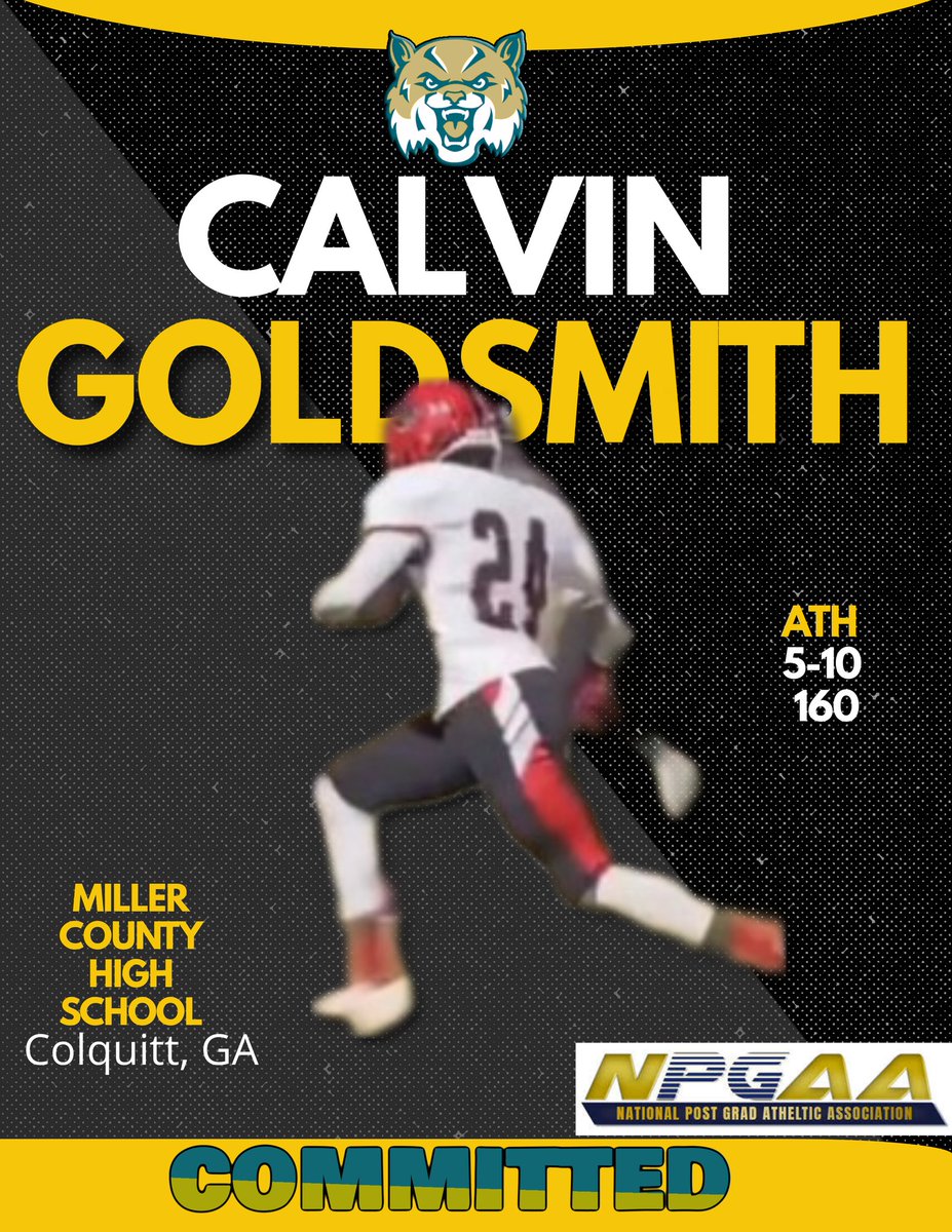 Welcome to #BobcatNation @goldsmithc04 !! We're excited to have you aboard! #GATA #ReadyToPounce