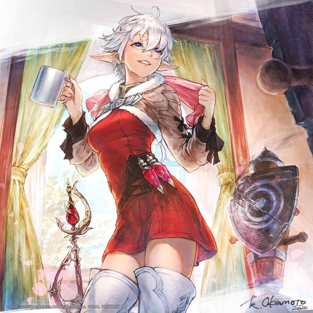 "Alisaie by K. Okamoto (from the FFXIV art team)" by imnothereucantseeme
redd.it/rtu0iw