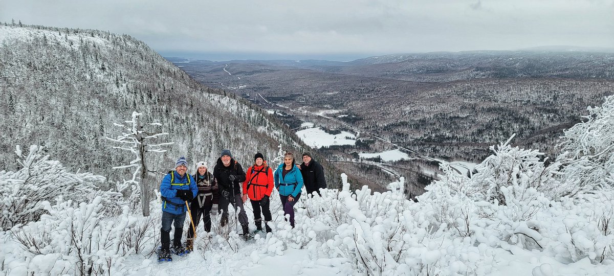 keepexploringCB's tweet photo. Excellent snowshoeing adventure to start the new year!! #explorecbwinter #capebretonadventure #newyear #2022NewYear #capebretonhighlands https://t.co/QcL0mbF07P