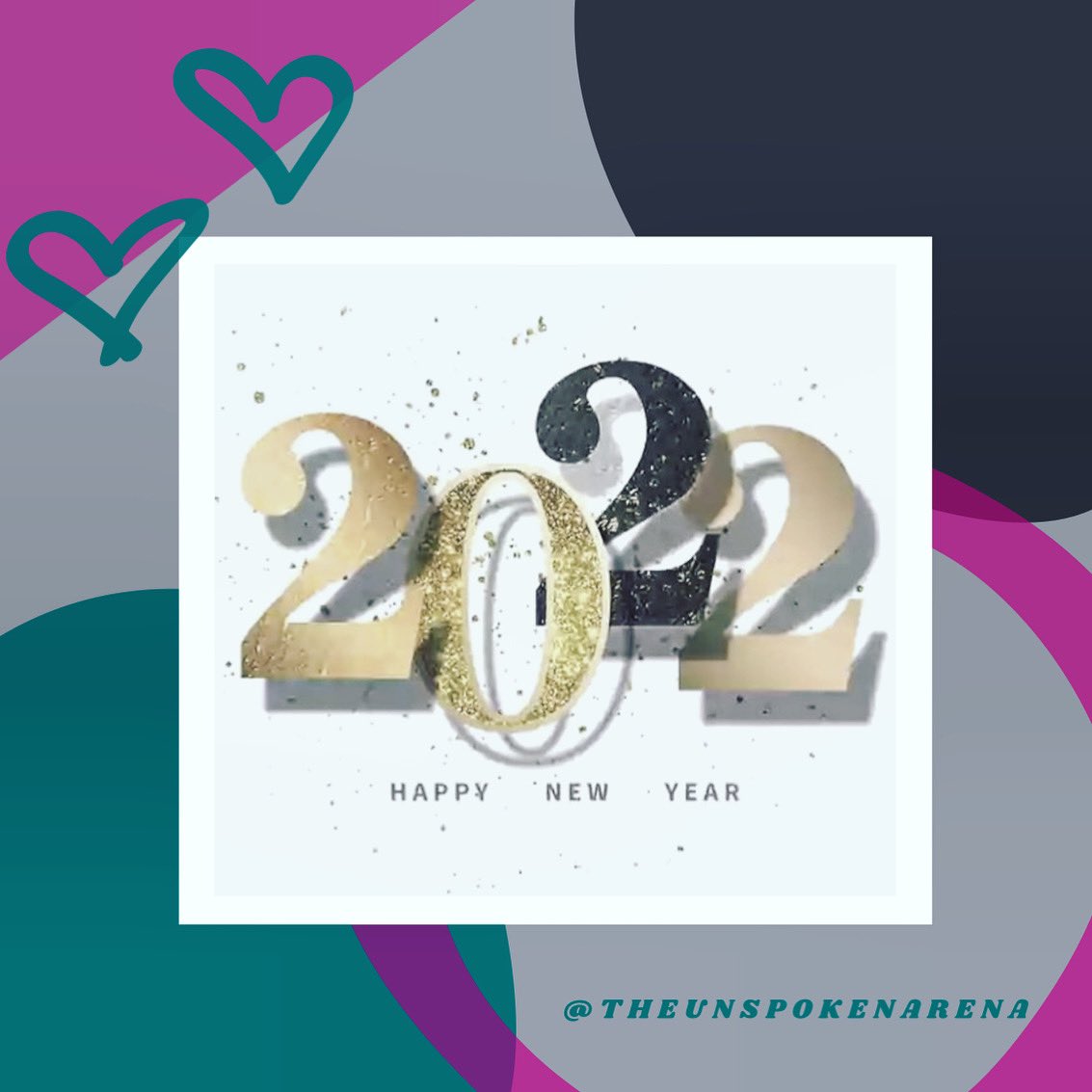 UnspokenArena's tweet photo. Wishing you all a happy &amp; healthy New Year! Thank you for your ongoing support. We look forward to continuing the conversation with you all this year. Cheers to 2️⃣0️⃣2️⃣2️⃣! https://t.co/fM12TAemGI
