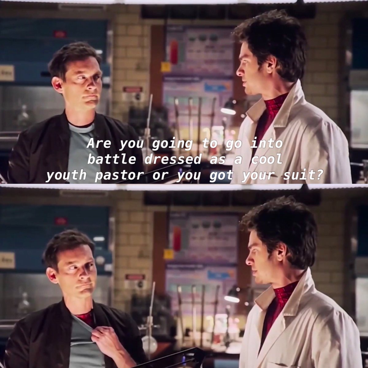 tobey and andrew garfield’s peter parker had the funniest interactions