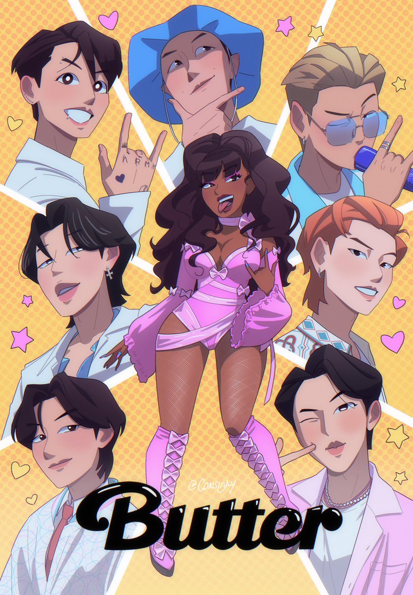ConsuJay's tweet photo. 💜💝💖🧈 #btsfanart https://t.co/ew1FXfp3zQ