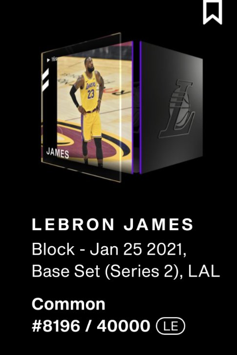 RockyTopNFT's tweet photo. 💥🏀 First giveaway in 2022! 🏀💥

Just a TS .1%er trying to spread some love to kick off the #NewYear

@KingJames Base S2 8196/40k. Floor $50.

To enter:
💎 Follow, like, RT
💎 Comment w/ TS name

🏁 Deadline: 5pm EST Mon 1/3 🏁

#NBATopShotGiveaway 
#ballerznation
#DontMissOut https://t.co/R7EkcS5bfS