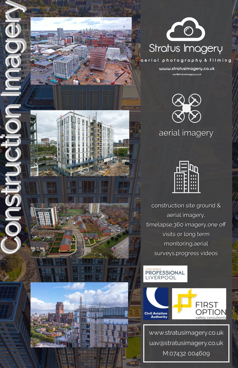 stratusimagery's tweet photo. Construction imagery,Liverpool based operating nationwide https://t.co/n17588ILxn @angiesliverpool @realrobinjmac65 @ProLiverpool @DroneSafeReg #construction #constructionreport #ConstructionTechnology #dronesurvey #surveydrone https://t.co/mcyjHteeqZ
