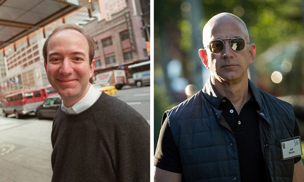 После богатого после бедного. Джефф Безос в начале карьеры. Jeff Bezos 1998. Джефф Безос с 1998 по 2016. Джефф Безос фото.