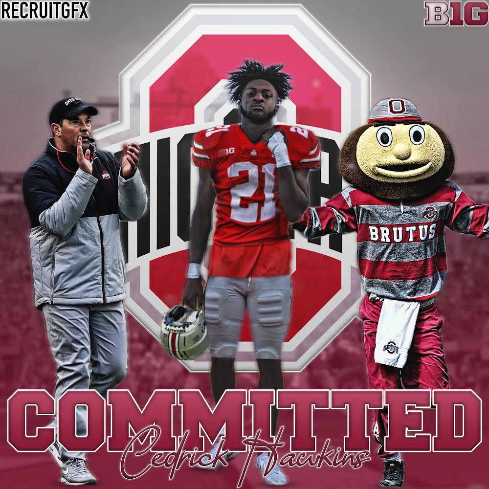 Recruit/Commitment Edits (@recruitgfx) on Twitter photo Cedrick Hawkins, a 2023 4βοΈ Safety from Titusville, FL commits to Ohio State for football.
βββββββββββββββ
Hawkins is ranked 226th nationally, 20th at Safety, and 40th in FL according to 247Sports Composite
βββββββββββββββ
<a href="/cedrick_hawkins/">Cedππ₯·π½</a> #Recruiting #CFB Cedrick Hawkins, a 2023 4βοΈ Safety from Titusville, FL commits to Ohio State for football.
βββββββββββββββ
Hawkins is ranked 226th nationally, 20th at Safety, and 40th in FL according to 247Sports Composite
βββββββββββββββ
<a href="/cedrick_hawkins/">Cedππ₯·π½</a> #Recruiting #CFB