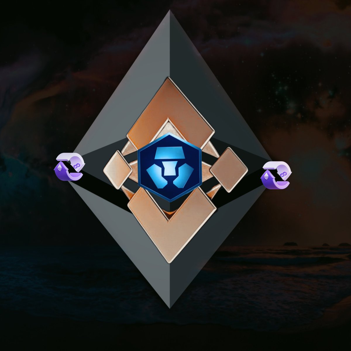 When we merge currency, 2 can become One in harmony with all 3 chains networks and contracts automatically 🧬