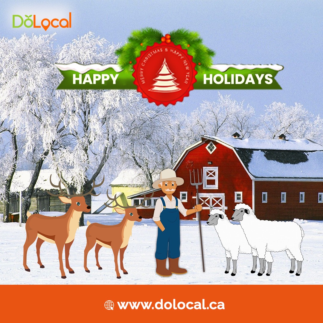 DoLocalCanada's tweet photo. Happy Holidays! Enjoy delicious treats and don't forget to thank the farmers who work hard to put food on our plates! 👩‍🌾👨‍🌾💕

#happyholidays #canada🇨🇦 #christmas #farmingcanada https://t.co/BicuK79rxO