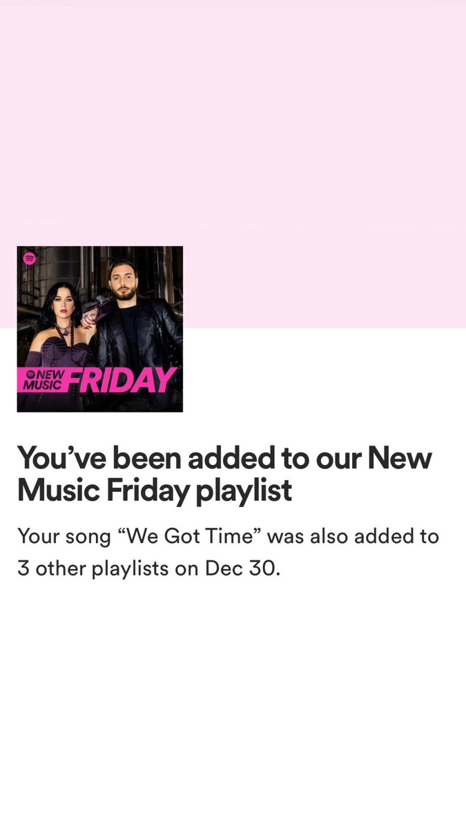 hojeanfrancis's tweet photo. WE GOT TIME FUCKING HIT 30K IN ONE DAY BY THE WAY! I WANTED TO TWEET IT ON NEW YEARS BUT I WANTED TO SPEAK TO YALL ABOUT HOW PROUD I AM OF YALL FIRST!!! WE ALSO GOT “WE GOT TIME” IN NEW MUSIC FRIDAY AND @Weezer’s @RiversCuomo’s PLAYLIST!!! THANK YOU 😭💖💎 AHHH 😭😭😭 https://t.co/2416e2FiRG