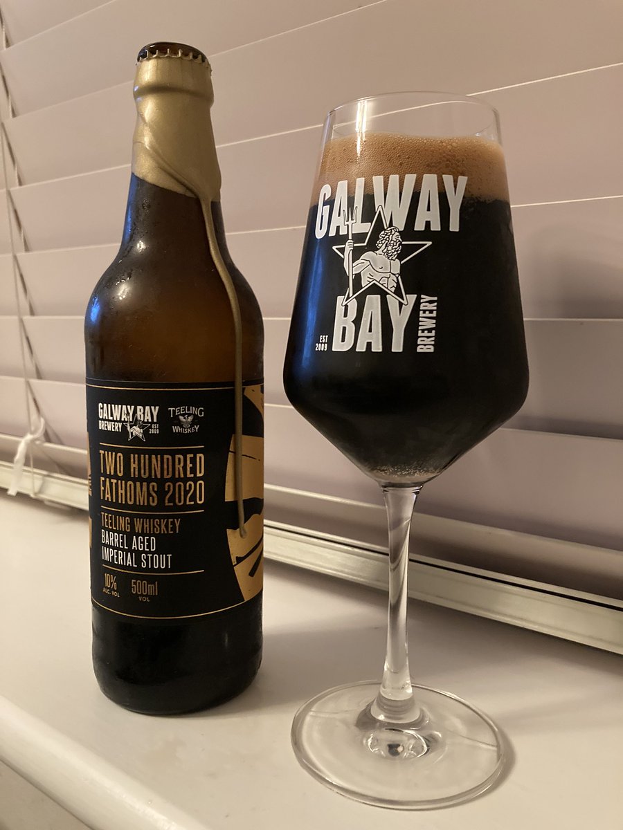 Rossire84's tweet photo. This was the first year I wasn’t able to get any special releases from @galwaybeer my tradition has been broken but I still have this little beaut from last year. @Bready_Hopper @GALWAYBAYBREW #irishcraftbeer #HappyNewYear https://t.co/uQHURWmyjS