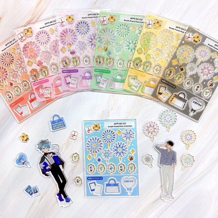 フクヤ ハッピーバッグ2022 オレンジセット アクリルフレーム イエロー フクヤ ハッピーバッグ2022 オレンジセット アクリルフレーム イエロー