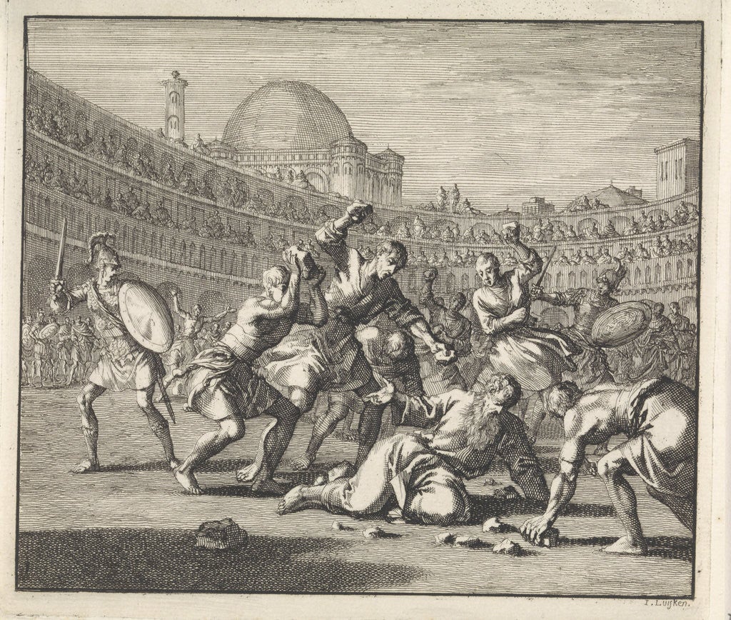 DrPnygard's tweet photo. On this day in 404 AD, #SaintTelemachus tried to stop a gladiatorial fight in a Roman amphitheater & was stoned to death by the crowd. The Christian Emperor #Honorius, however, was impressed by the monk's martyrdom and it spurred him to issue a historic ban on gladiatorial games. https://t.co/TjH6z6cy5b