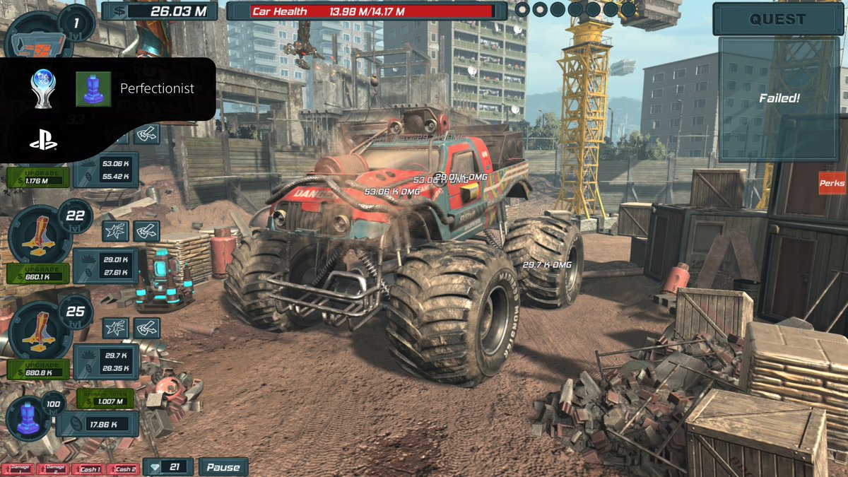 KNisglitch's tweet photo. Car Demolition Clicker
Perfectionist (PLATINUM)
トロコン2回目
元旦プラチナ間に合いませんでした...
これで「Click」で引っ掛かるゲーム全部プラチナ取ったんじゃないかな
#PlayStationTrophy #PS5Share, #CarDemolitionClicker https://t.co/X0VfeWEZmR