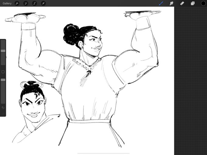 💪 She's the strong one and she's not nervous 💪 