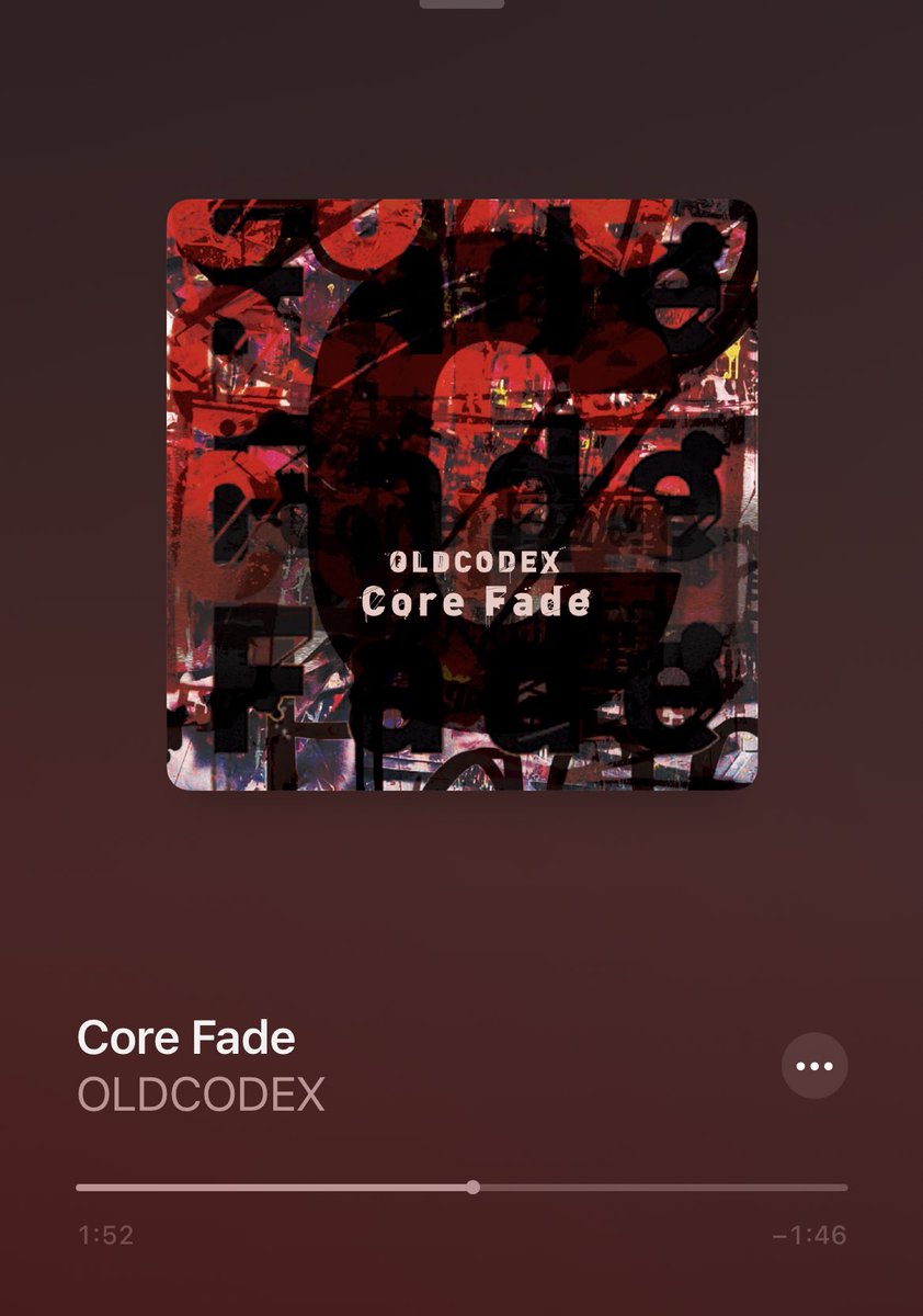 saramitowatashi's tweet photo. #OLDCODEX
#解散
#corefade
仕方がないんだろうけど、この曲好きだったのでちょっとショックだったりするんだよねー💦 https://t.co/e6rKjXykKG