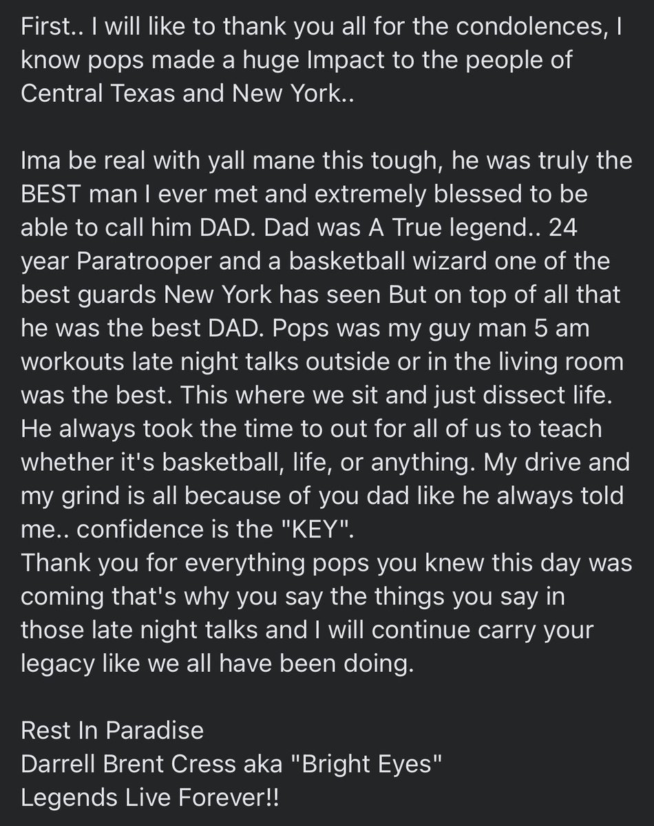 Up There With The GOATS!! REST IN PEACE POPS! ✨🕊️
