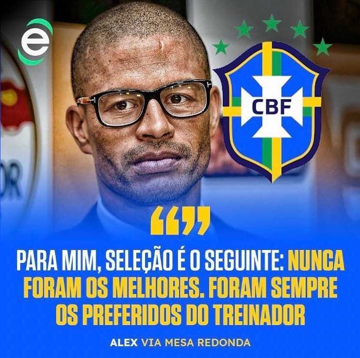goleada_info's tweet image. Alex, sobre chances na Seleção Brasileira:

Concorda com ele? 🤔