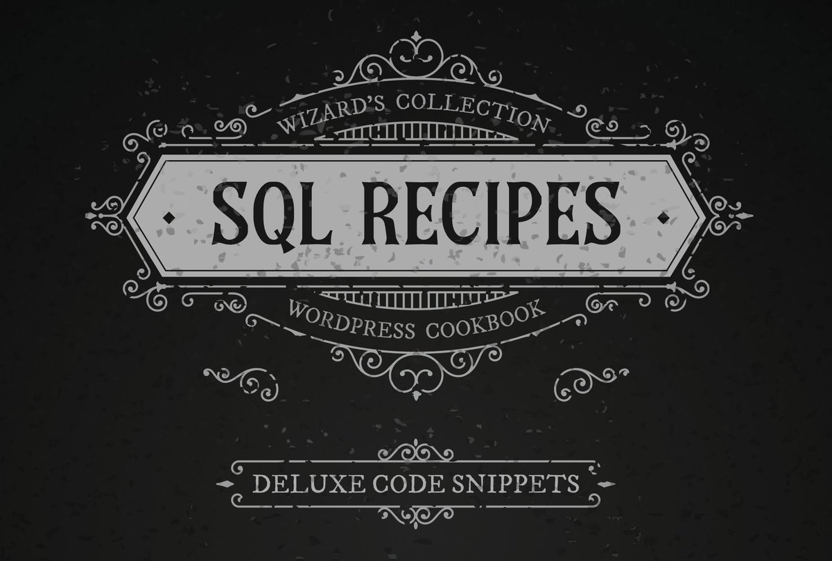 perishable's tweet image. Excited to launch my new book: Wizard’s SQL Recipes for WordPress 🧙♂️
Demo: m0n.co/wizards-sql-de…
Home: m0n.co/wizards-sql