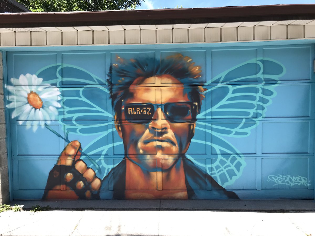 wesleymoir's tweet photo. #ArtEggletonPark butterflyway https://t.co/O6v2y9xVJR