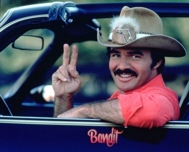 Burt Reynolds as Bo “Bandit” Darville #SmokeyAndTheBandit #70s