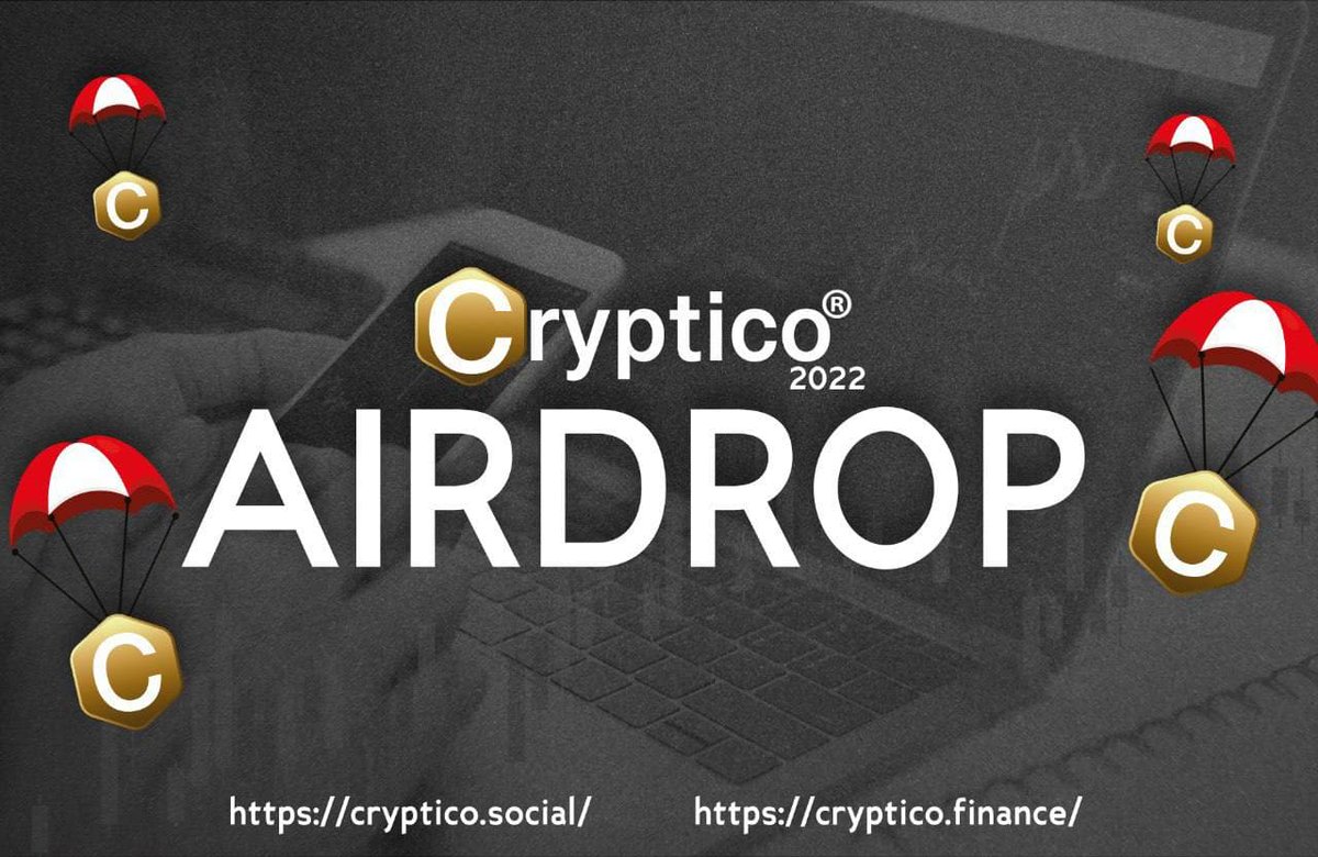 Cryptico Airdrop

Reward: No Limit
For completing all tasks: 500 ($15) $ICO
Referral: 500 ($15) $ICO

Airdrop Link: t.me/CrypticoAirdro…

Airdrop ends 17 January 2022. Distribution of the award on 1 February

#LegitCommunity #Airdrop #Cryptico #BSC

Good Luck