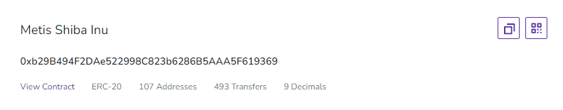 Just crossed 100 holders with 16K daily volume! Not too shabby - next goal, 500 holders! $MSHIB $METIS #tethys #memeonmetis #shiba #SHIBARMY
