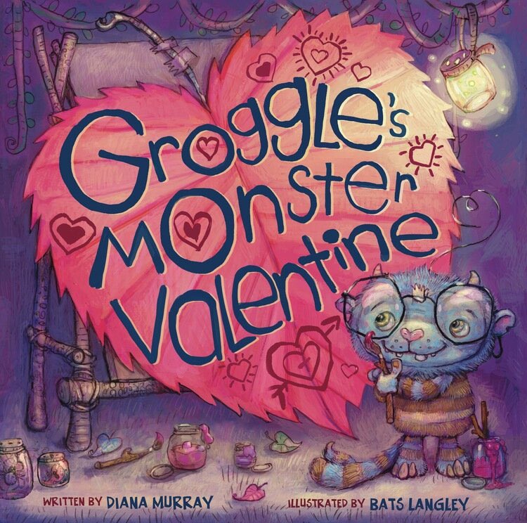 batslangley's tweet photo. #valentinesday ❤️❤️❤️ is just around the corner! Celebrate with a copy of #grogglesmonstervalentine. Also be on the lookout this #summer for the sequel #grogglesmonsterhalloween! Available where #books are sold! #kidlit #kidlitart #illustration #characterdesign #monsters https://t.co/4geUDjXqyW