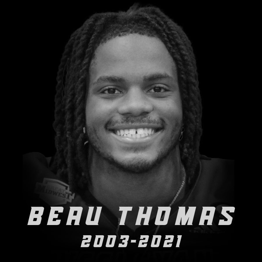 The entire Kentucky Wesleyan family is extremely saddened to hear about the death of football player Beau Thomas. Our thoughts and prayers are with his family and friends during this difficult time.