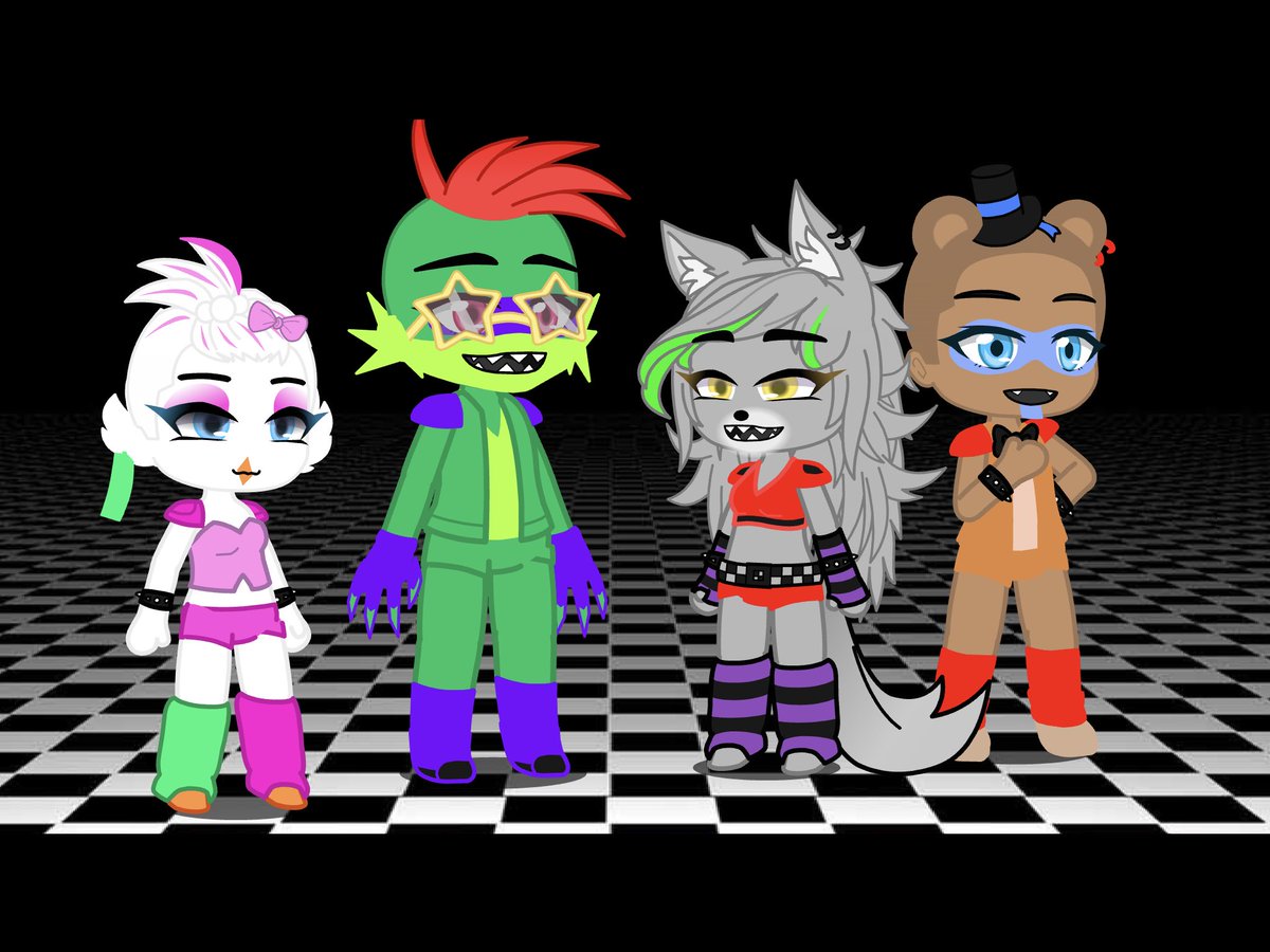 Made Fnaf 5 Characters In Gatcha Life.