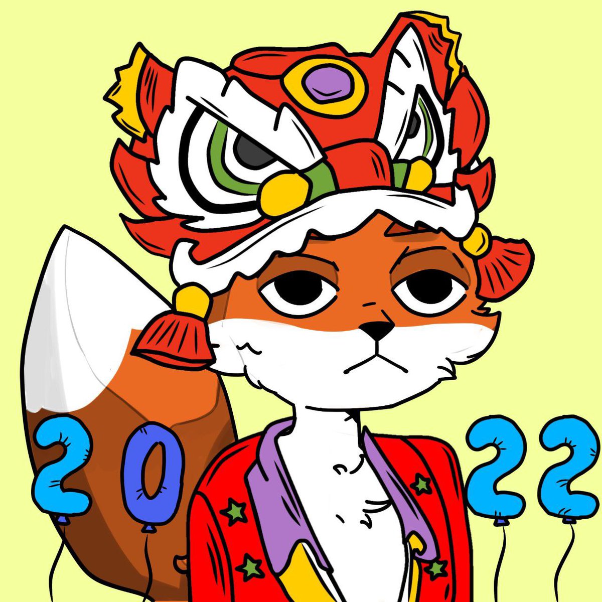 Watdafox_NFT's tweet photo. Happy 2022 foxes 🦊

#protonmint #xpr https://t.co/2VX7gkSE0N