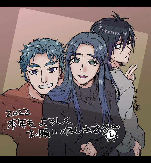 描き初め～! #鬼ZinKI2022年もよろしくです!! 