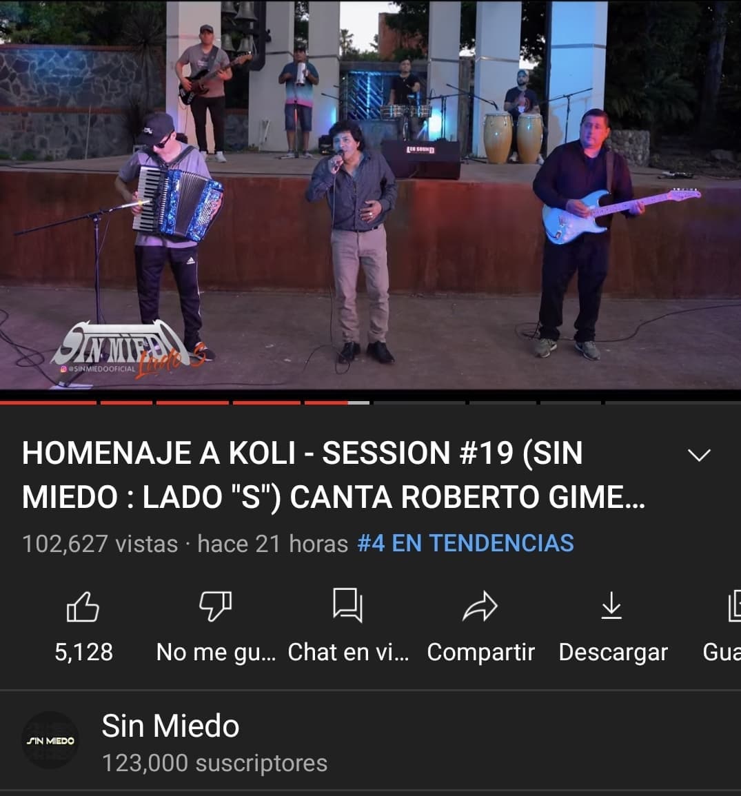 sinmiedooficial's tweet photo. Así arrancamos el 2022. #tendencia4
Homenaje a Koli Arce #session19 https://t.co/e1PQT1bcV0