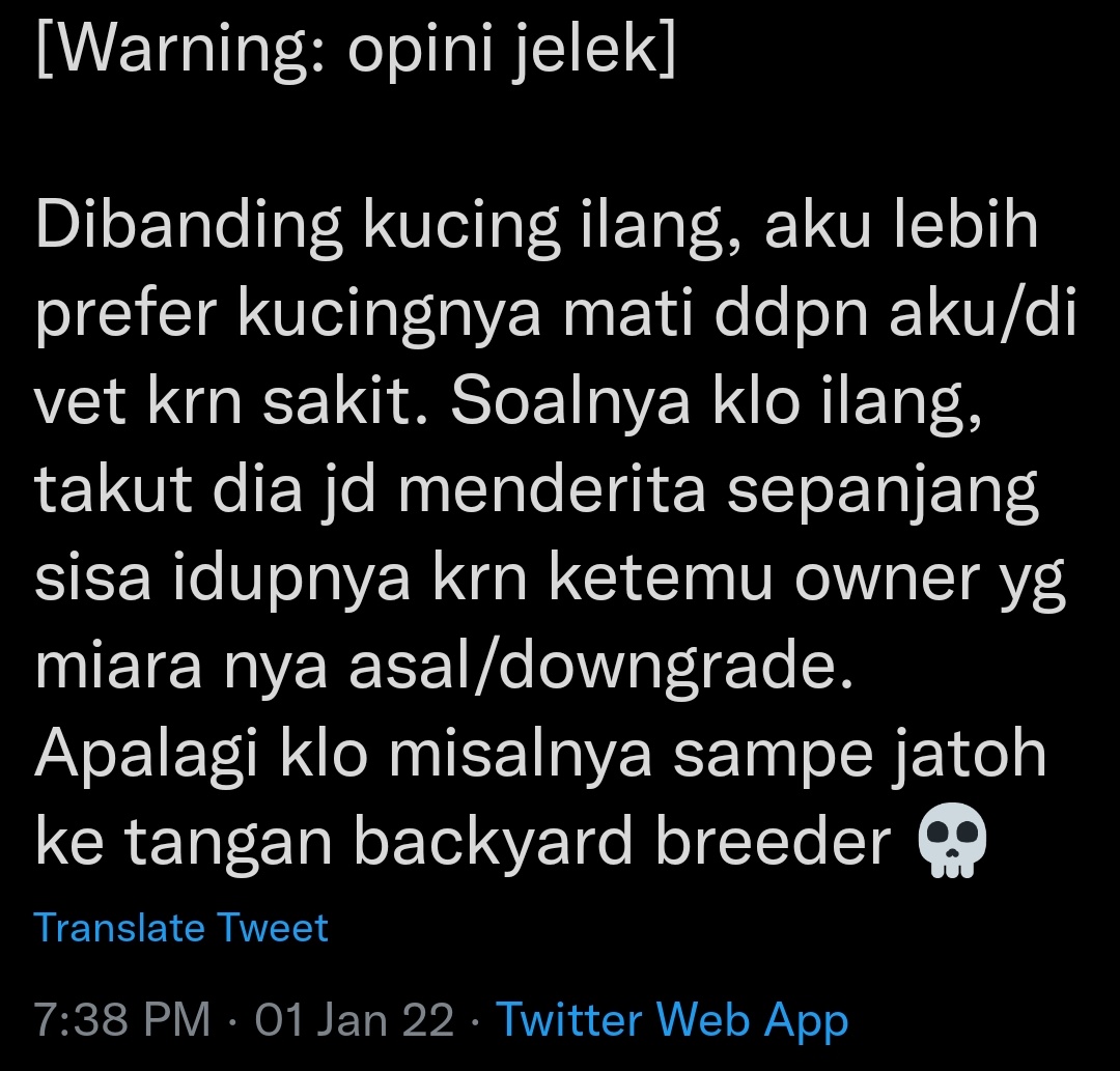 petsfess's tweet photo. Aku setuju sama pendapatnya. Kalo kalian gmn? Kcg! https://t.co/ynTNLlV8gs