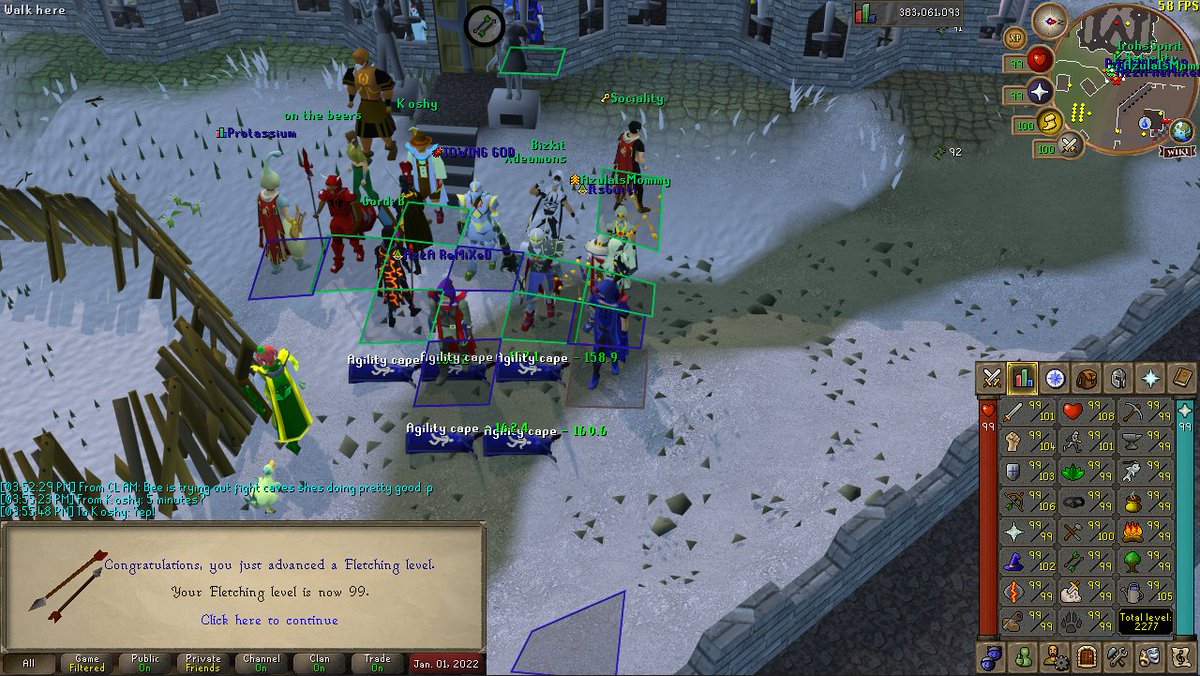 EricSiane's tweet photo. Its been one heck of a journey. Thank you to everyone that i have met along the way! Crazy to think that I can finally start playing the game now. This is the First screenshot I have in my RuneLite folder and also my last for this account! #Maxed #oldschoolrunescape https://t.co/yUHbEkZxWL