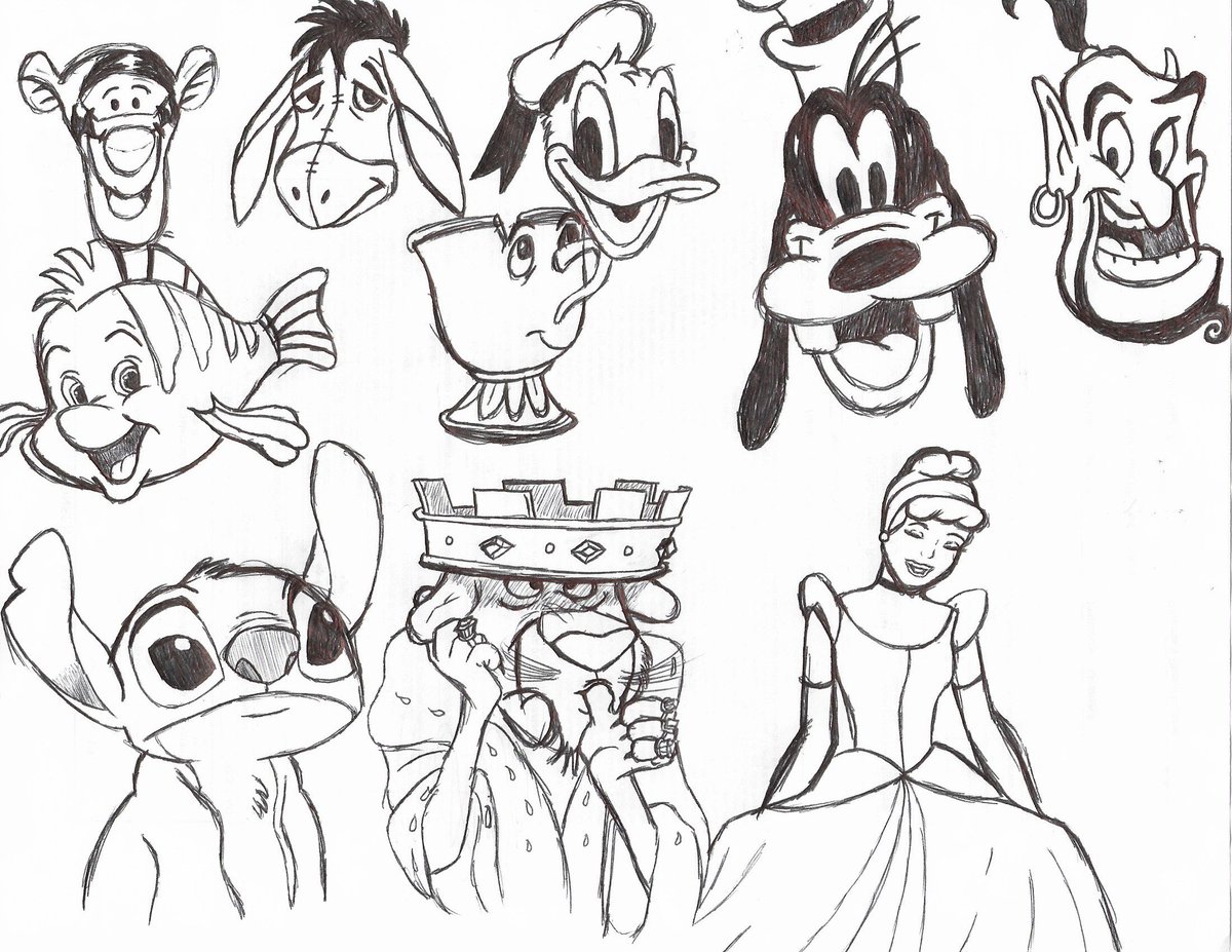 Casey Jo - Disney Princess Sketches - Toddlers, image size:1200x927