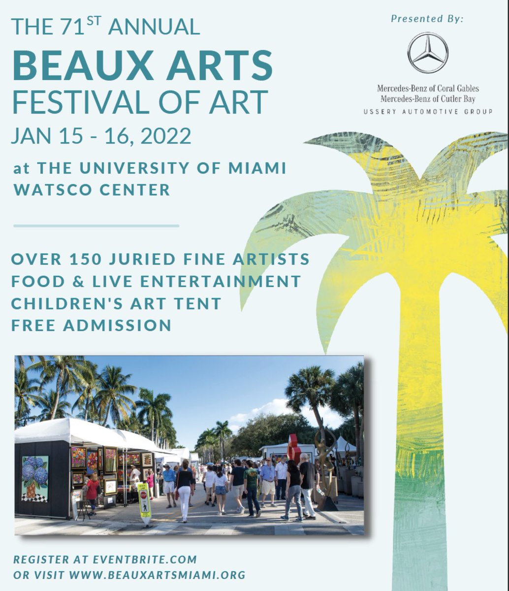 BAMiami's tweet image. Did you see us in the January issue of the @FloridaVillager? Make your plan now to join us at the 71st Annual Beaux Arts Festival of #Art! Free admission, fine art, free kid’s art, music &amp;amp; fab food! More info at beauxartsmiami.org/festival-of-ar… #beauxartsfestival #coralgables #univmiami